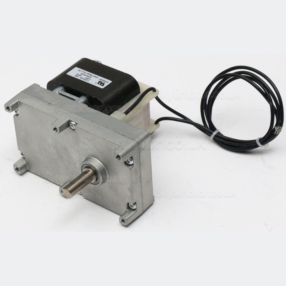Shade Pole Gearmotor GF-YJ61 Single Phase AC 110/220V with Ratio 251:1 - 5078:1 Spur Gearbox
